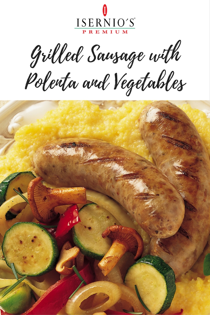 Grilled Sausage and Polenta 