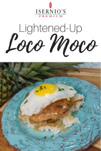Lighter Loco Moco with Ground Chicken #locomoco #groundchicken